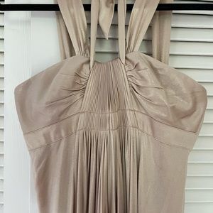 BCBG gold gown